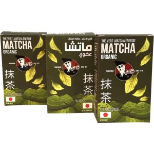 3 Boite Thé Matcha sidi mouley (organic)  (شاي ماتشا  سيدي مولاي (عضوي (100g)